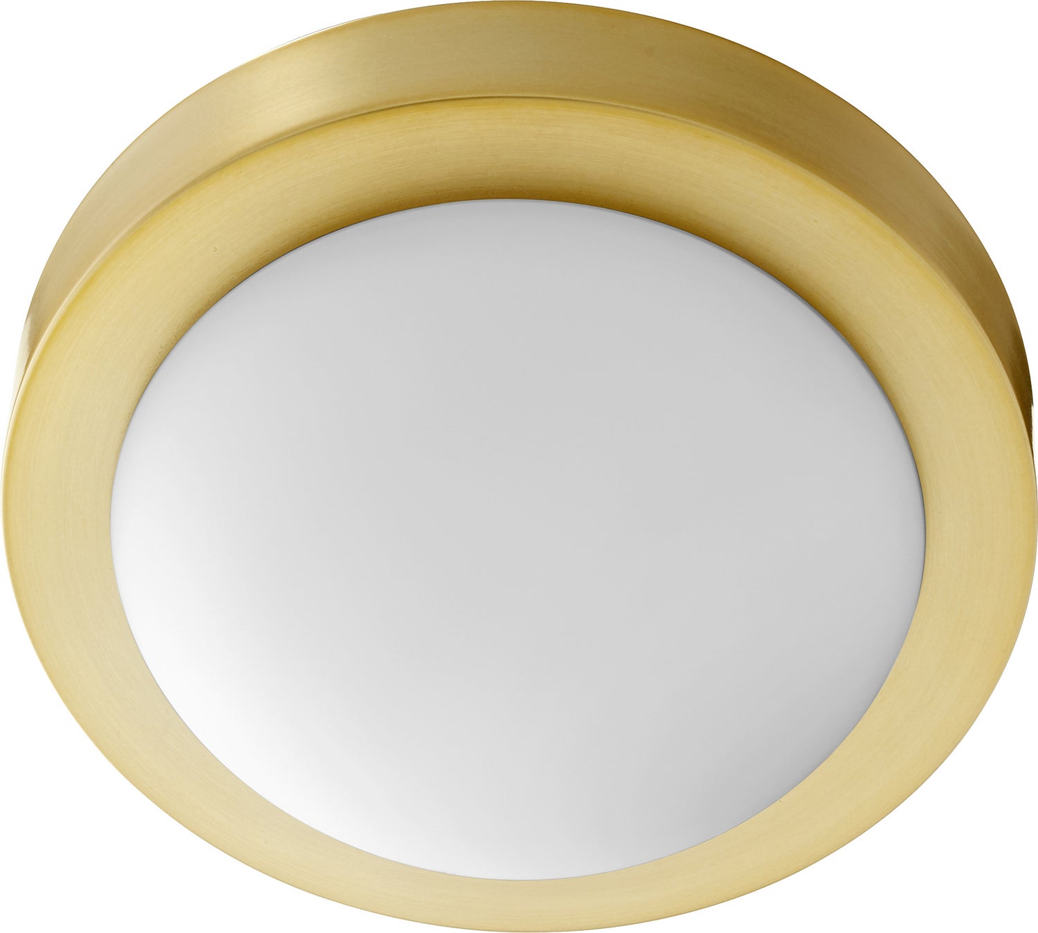 3505 Contempo One-Light Ceiling Mount in Aged Brass - Perfect for Dining Room, Bedroom, or Hallway Lighting