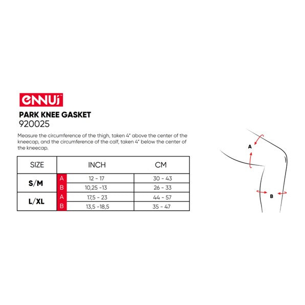 Ennui Park Knee Gaskets - High-Quality Knee Support for Running, Hiking & Sports - Comfortable & Durable Knee Protection