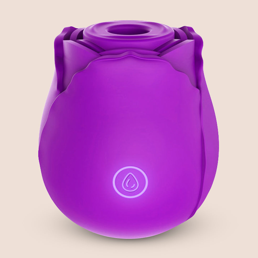 Voodoo Beso The Rose Flower Power - Dual Stimulation Vibrator with Air Pulse & Suction Technology | Perfect for Couples Play & Solo Pleasure
