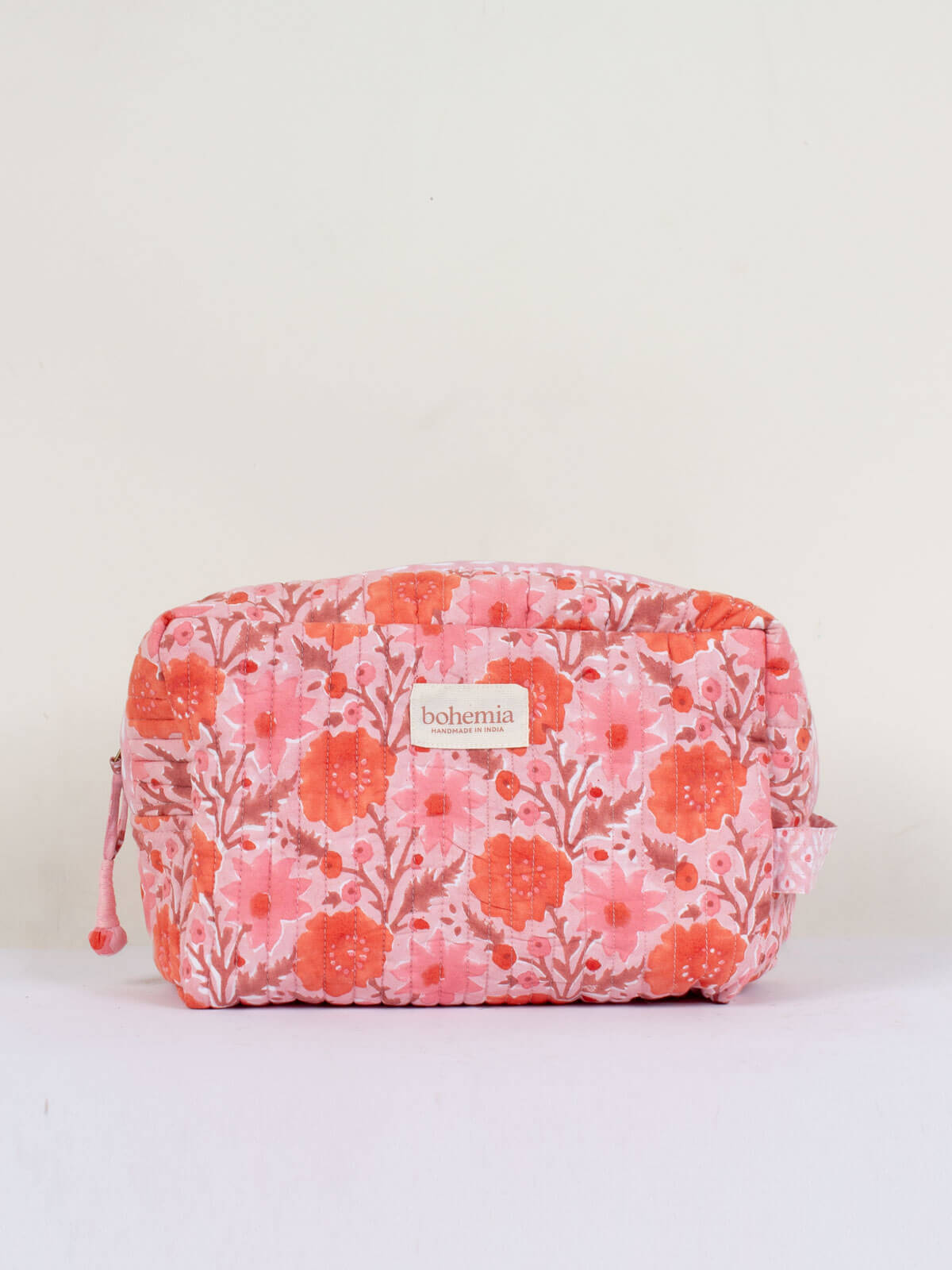 Vintage Pink Washbag Set of 3 - Travel Cosmetic Bags for Women | Perfect for Gym, Vacation & Daily Organizer