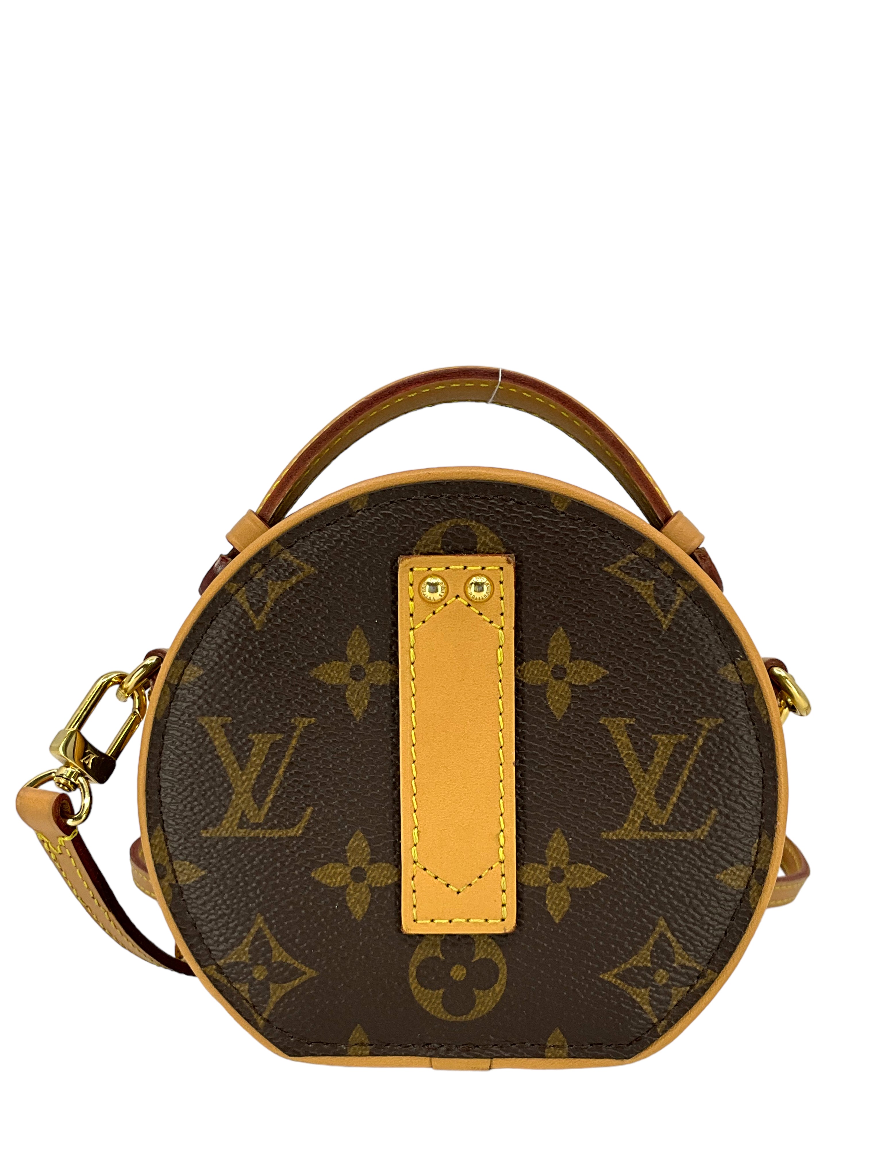 Authentic LOUIS VUITTON Monogram Mini Boite Chapeau Handbag - Luxury Crossbody Bag for Women | Perfect for Date Night, Travel & Everyday Use