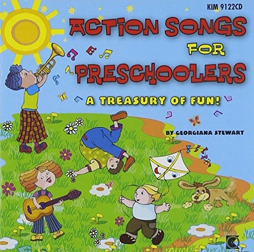 Best Action Songs for Preschoolers CD - Fun & Educational Music for Kids - Perfect for Classroom Activities & Playtime