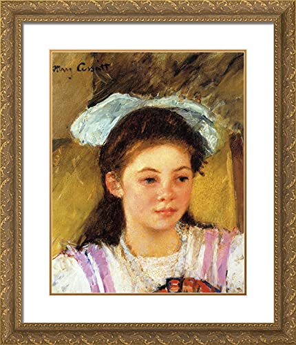 Gold Ornate Wood Frame with Double Matting