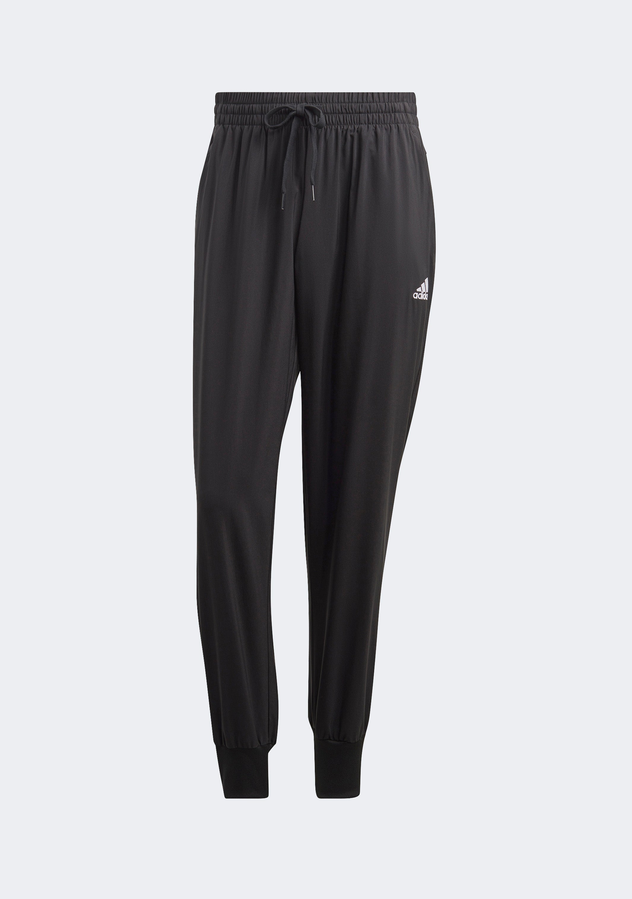 Adidas Men's Aeroready Stanford Tapered Cuff Sweatpants with Embroidered Logo - Comfortable Athletic Joggers for Gym, Running & Casual Wear