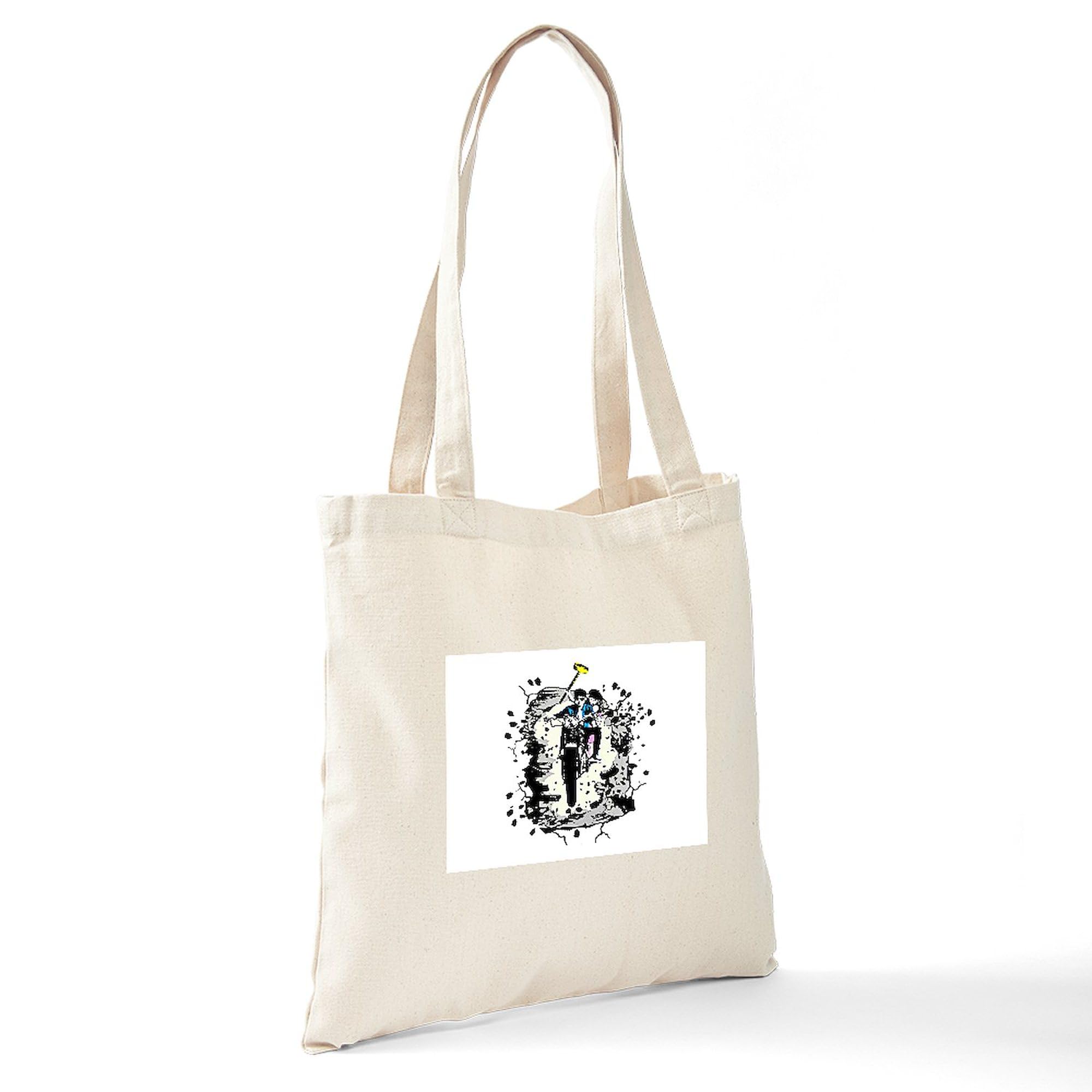 Emmett and Bay Natural Canvas Tote Bag - Eco-Friendly Reusable Shopping Bag for Groceries, Beach, Work & Daily Use
