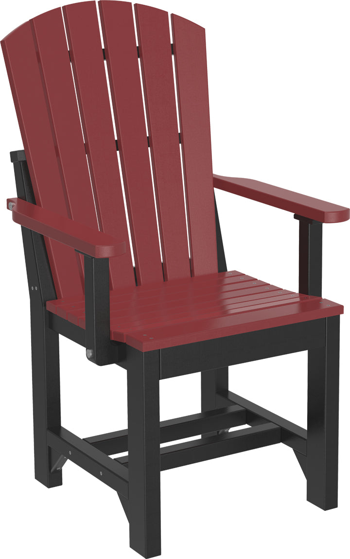 Premium Adirondack Arm Chair - Outdoor Dining Height, Weather-Resistant & Comfortable - Perfect for Patio, Deck, Garden, and Backyard Relaxation
