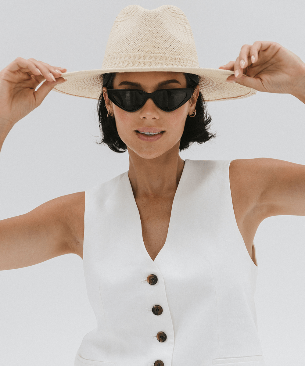Pamela Cat Eye Sunglasses for Women - Trendy UV Protection Fashion Shades - Perfect for Beach, Driving & Outdoor Activities