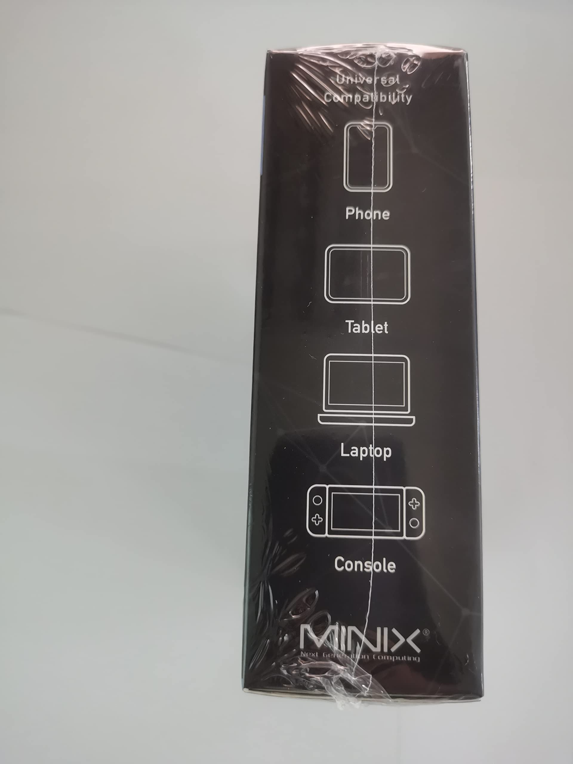 MINIX NEO P3 100W Turbo 4-Ports GaN Wall Charger - Fast Charging Adapter with 3 USB-C Ports (100W/20W) & 1 USB-A Port (18W) - Compatible with MacBook Pro/Air, iPad Pro, iPhone 13/12, Galaxy S9 & More - Perfect for Travel, Office & Home Charging