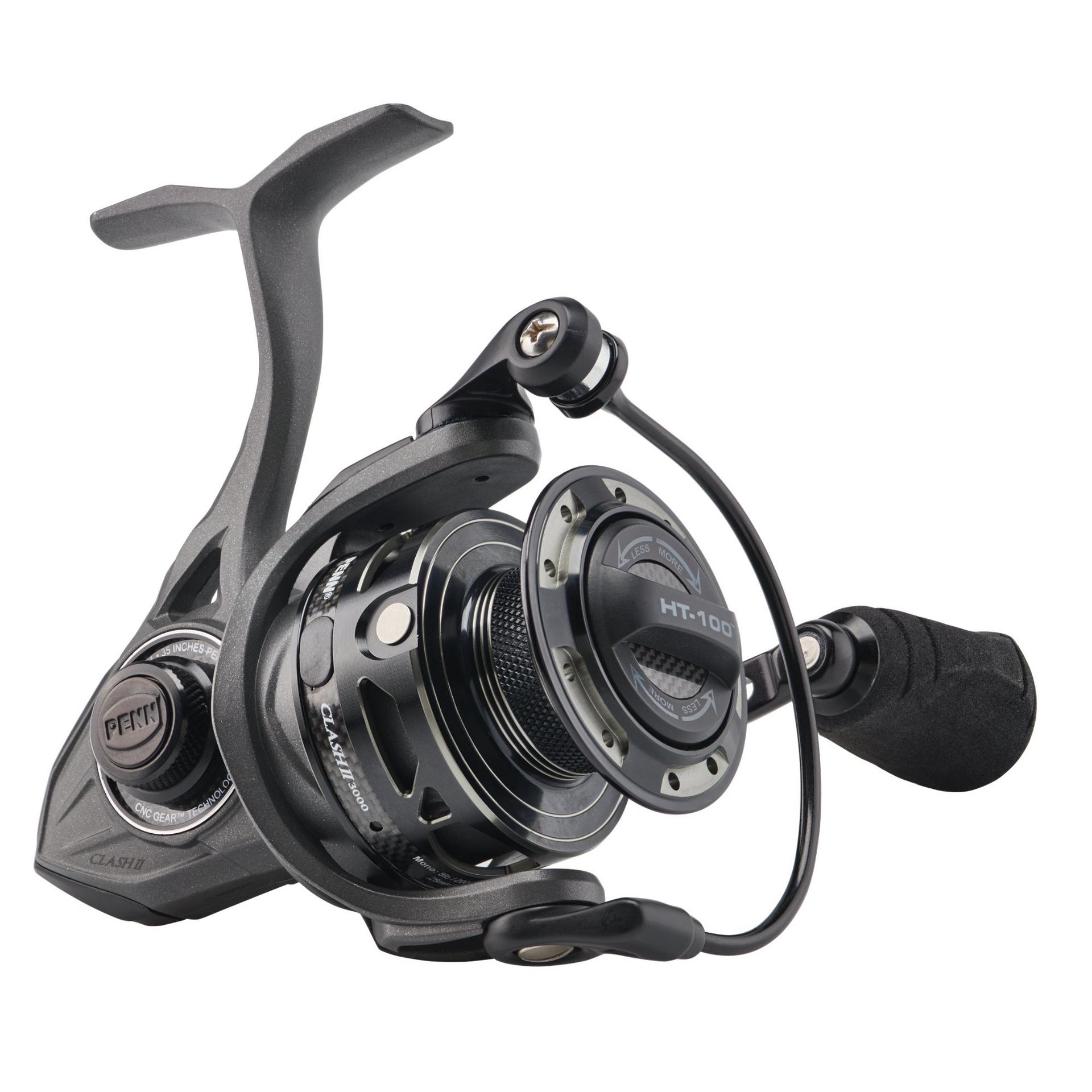 Clash™ II Spinning Fishing Reel - Lightweight Saltwater & Freshwater Fishing Gear for Bass, Trout, and Walleye | Perfect for Shore Fishing, Boat Fishing, and Ice Fishing Adventures