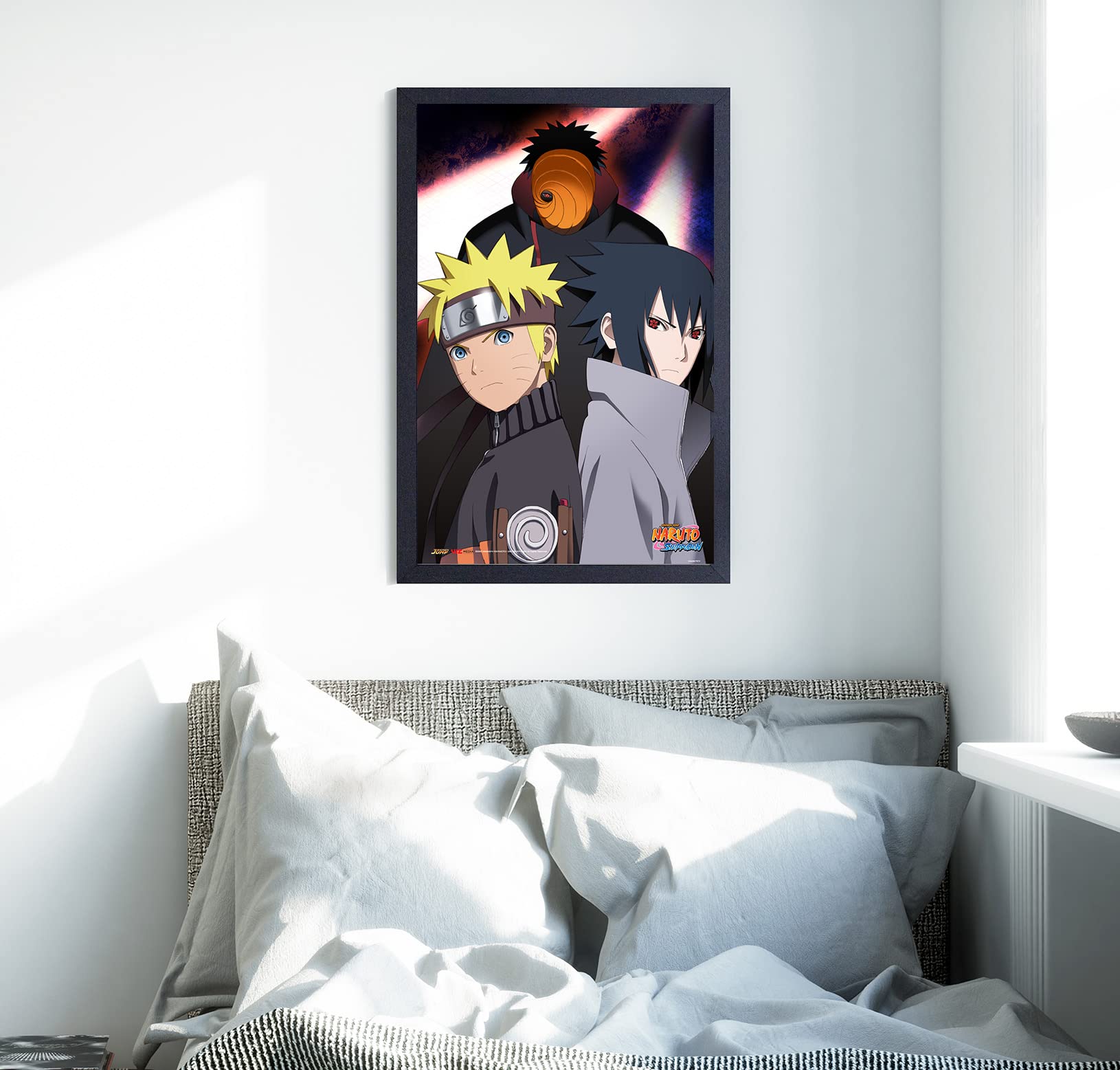 Naruto Shippuden Tobi Mask Poster - 11x17 Inch Anime Wall Art for Bedroom, Living Room, Office & Home Decor - Perfect for Anime Fans & Japanese Pop Culture Enthusiasts