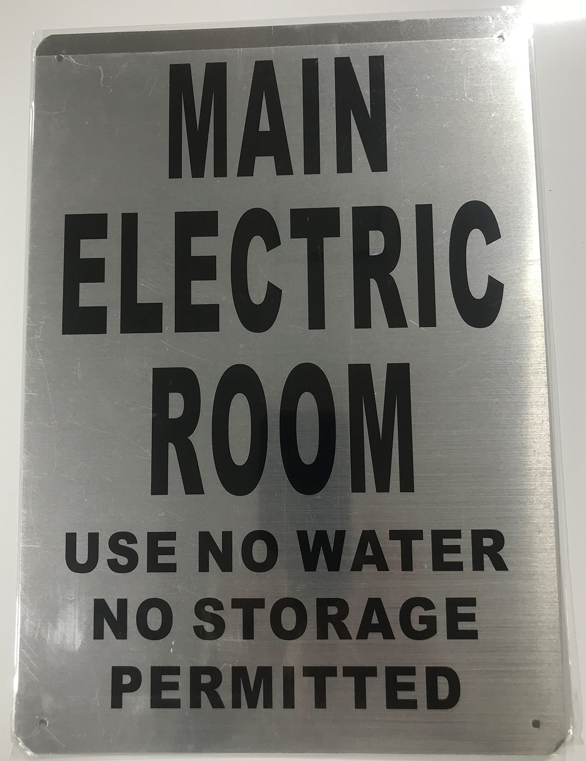 10x14 Rust-Free Aluminum Electric Room Sign - Durable & Modern for Offices, Hotels, and Conference Rooms