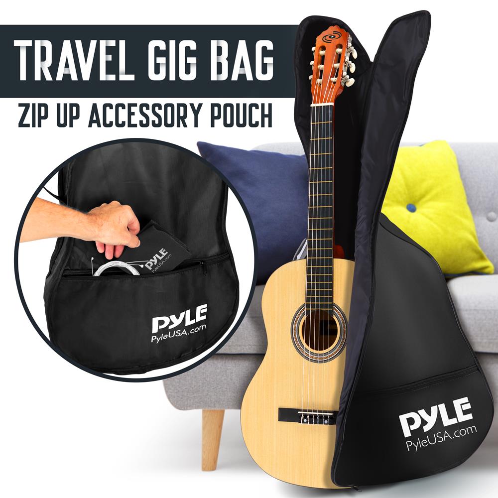 Classic Acoustic Guitar Kit for Beginners - Full Starter Set with Tuner, Strap, Picks & Case - Perfect for Learning, Practice & Home Performances