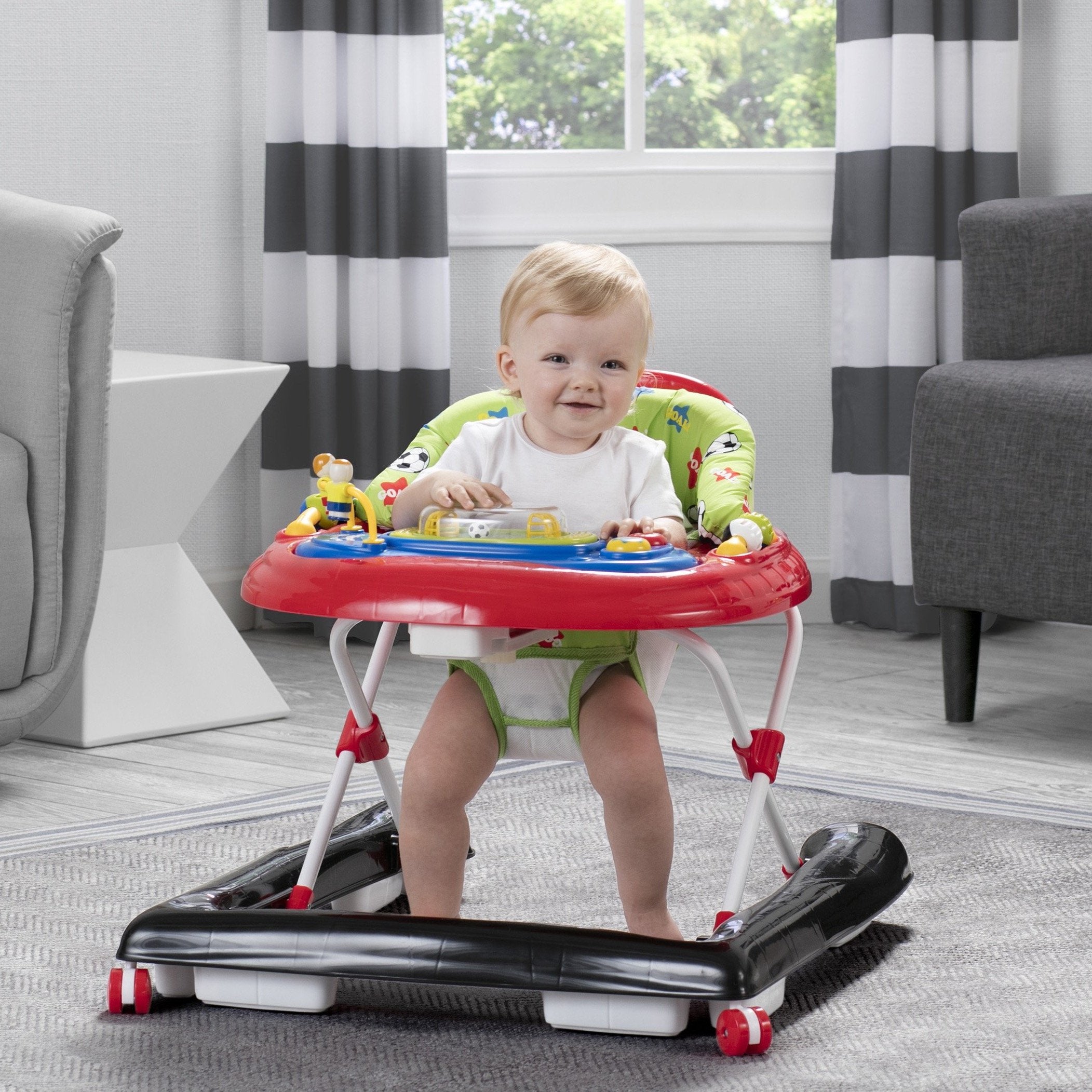 Lil Goal Keeper 2-in-1 Baby Walker & Soccer Toy - Fun Learning Activity for Toddlers 12-24 Months - Perfect for Indoor Play & Early Childhood Development