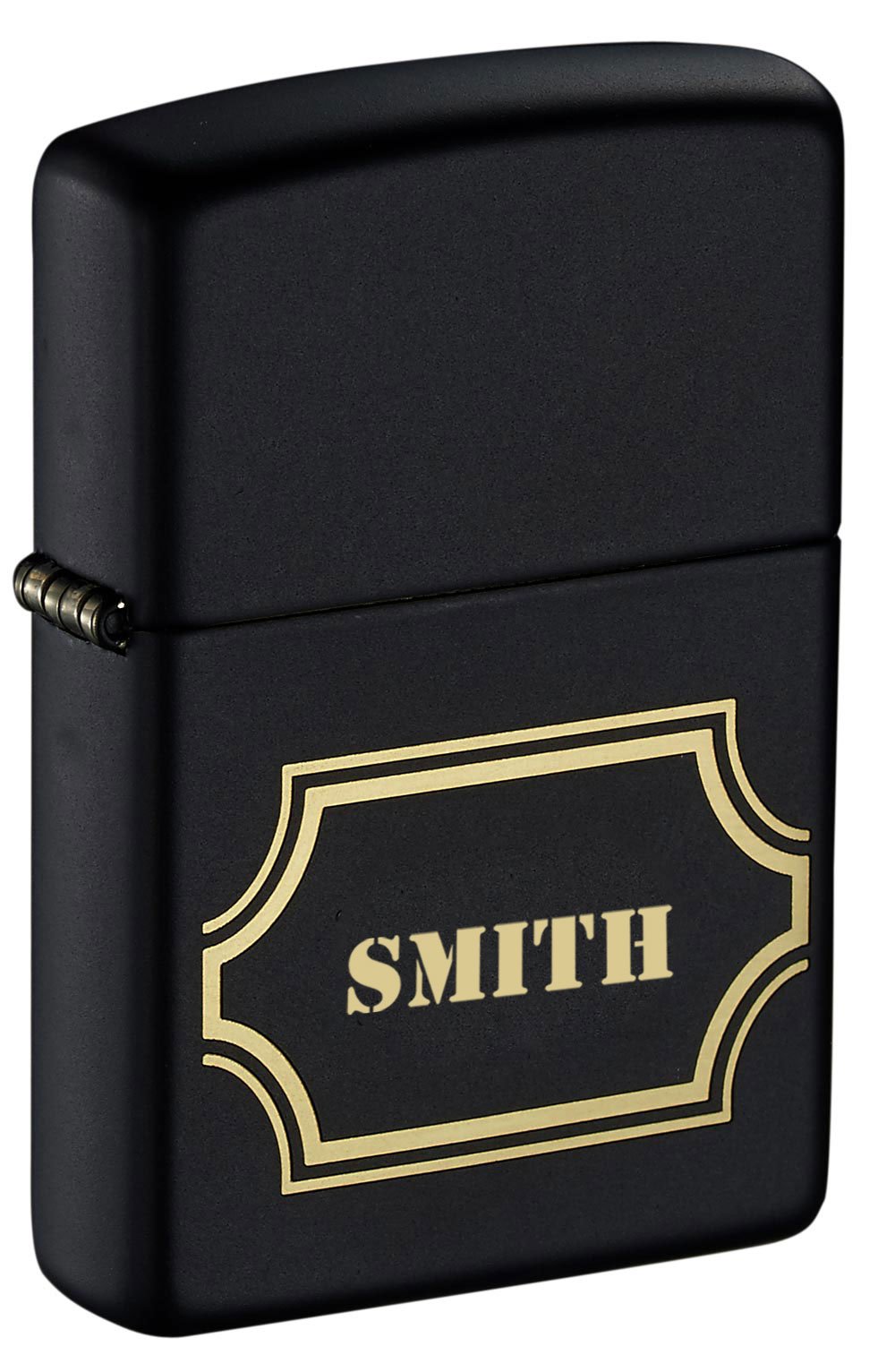 Custom Engraved Black Matte Zippo Windproof Lighter - Personalized Gift for Men, Women | Perfect for Camping, Outdoor Adventures & Everyday Carry (EDC)