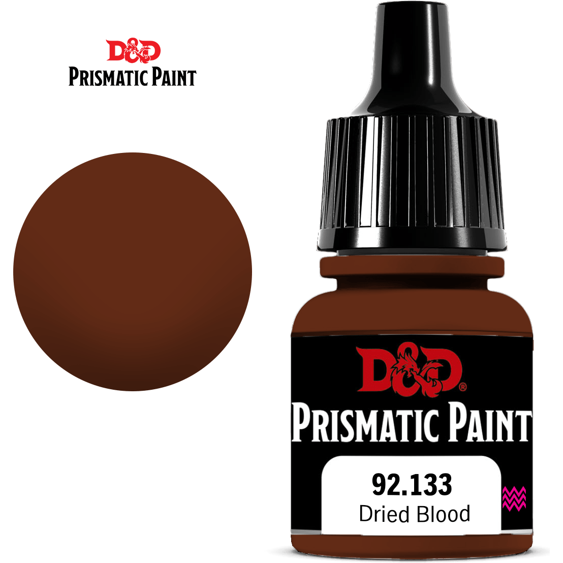 D&D Prismatic Paint - Dried Blood Color for Miniature Painting | High-Quality Acrylic Paint for Tabletop RPGs & Wargaming | Perfect for Dungeons & Dragons, Warhammer & Fantasy Miniatures
