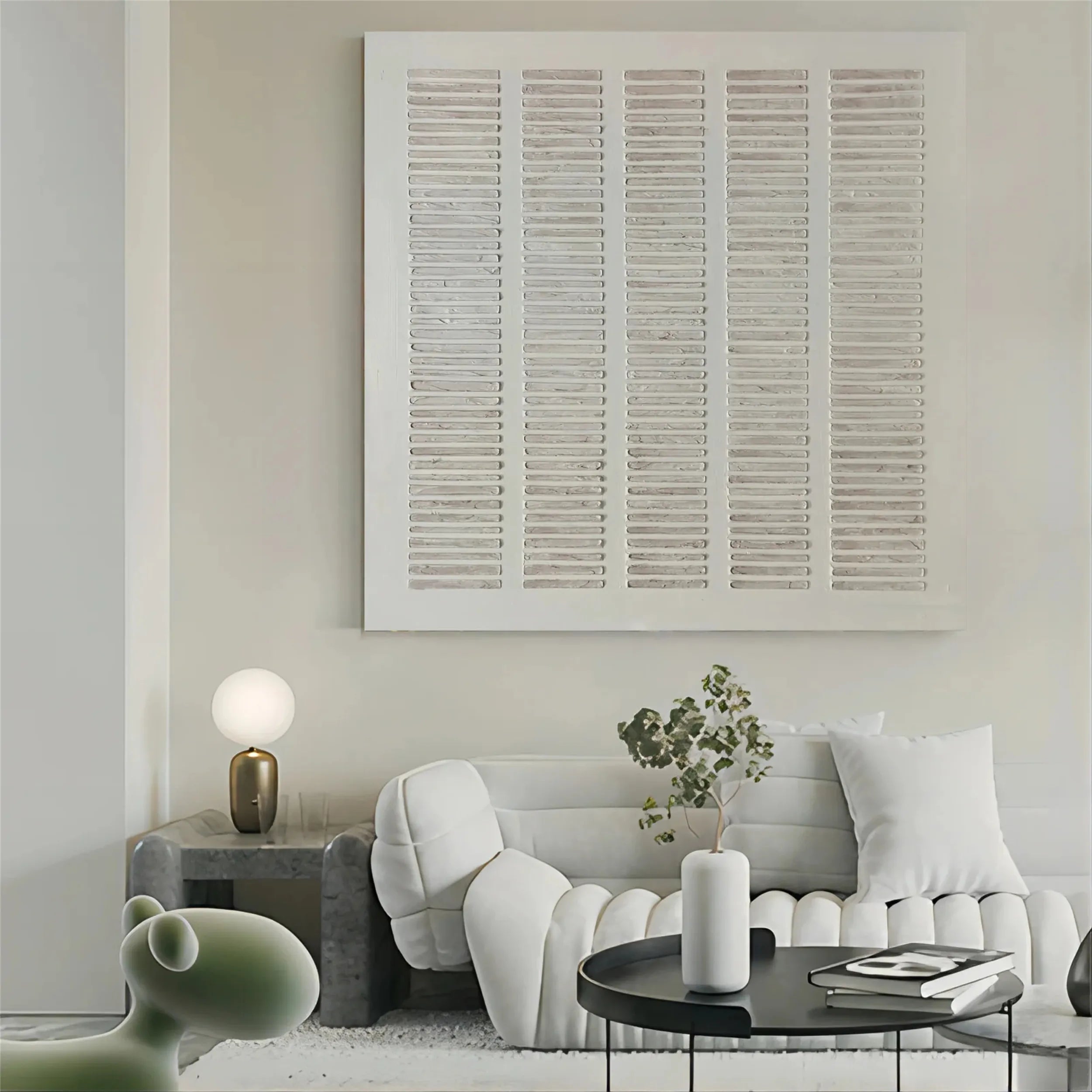 Abstract Tranquility Art Painting #WS134 - Modern Canvas Wall Art for Living Room, Bedroom & Office Decor
