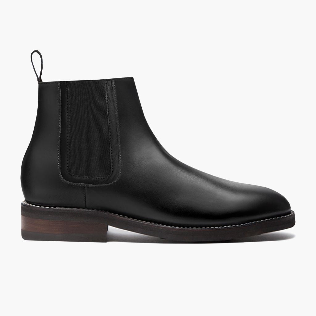 Men's Black Duke Chelsea Boots - Stylish & Comfortable Leather Ankle Boots for Men | Perfect for Casual Wear, Office & Night Out
