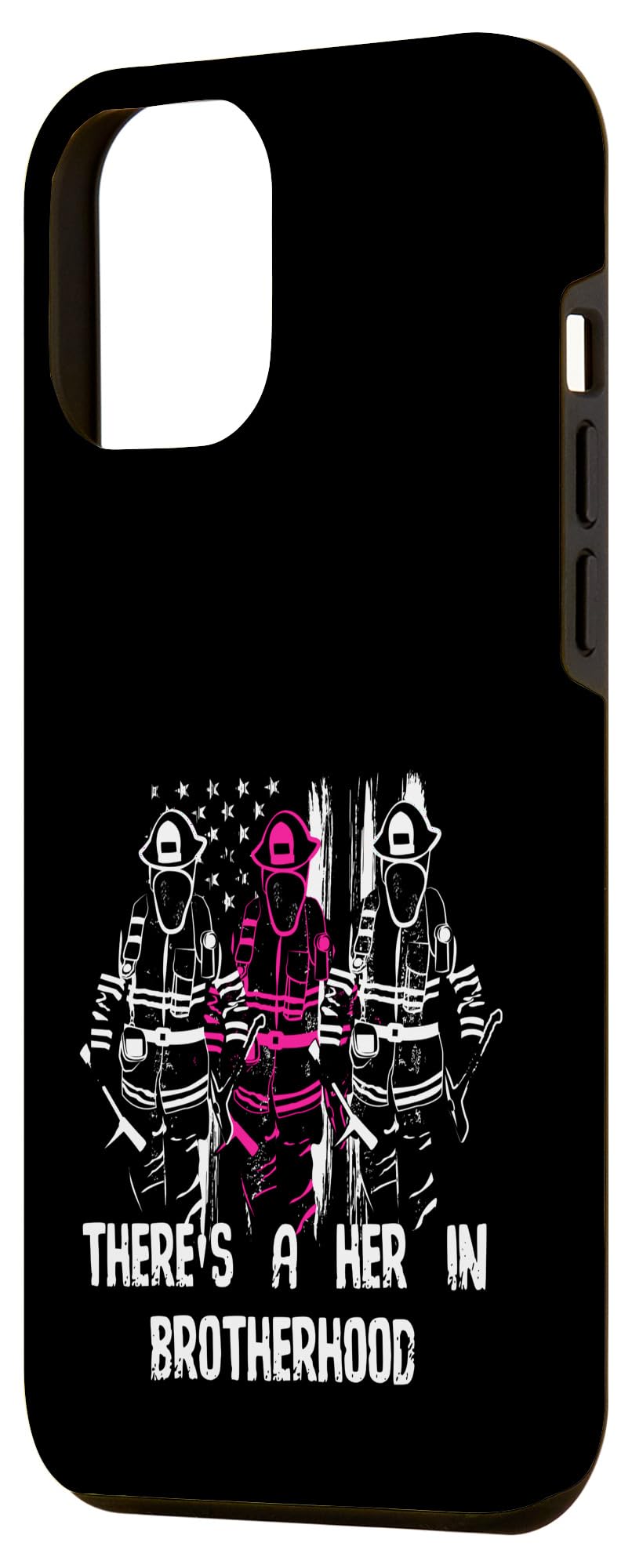 iPhone 12 Pro Max Case - Firefighter Design for Women, Brotherhood Promotion, Slim Protective Phone Cover for First Responders & EMS Workers - Perfect for Duty, Gifts & Everyday Use