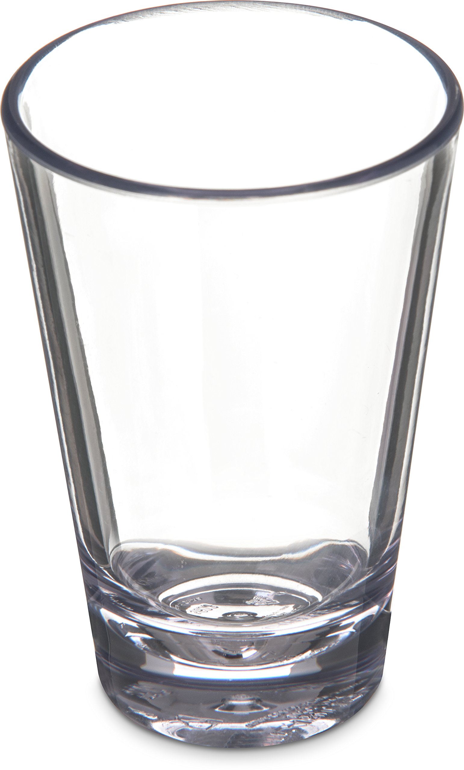 Carlisle FoodService 3 oz Clear Plastic Alibi Shot Glass - Dessert Glass for Restaurant, Kitchen & Bar - Durable & Reusable (Pack of 24) - Perfect for Cocktails, Desserts & Party Serving