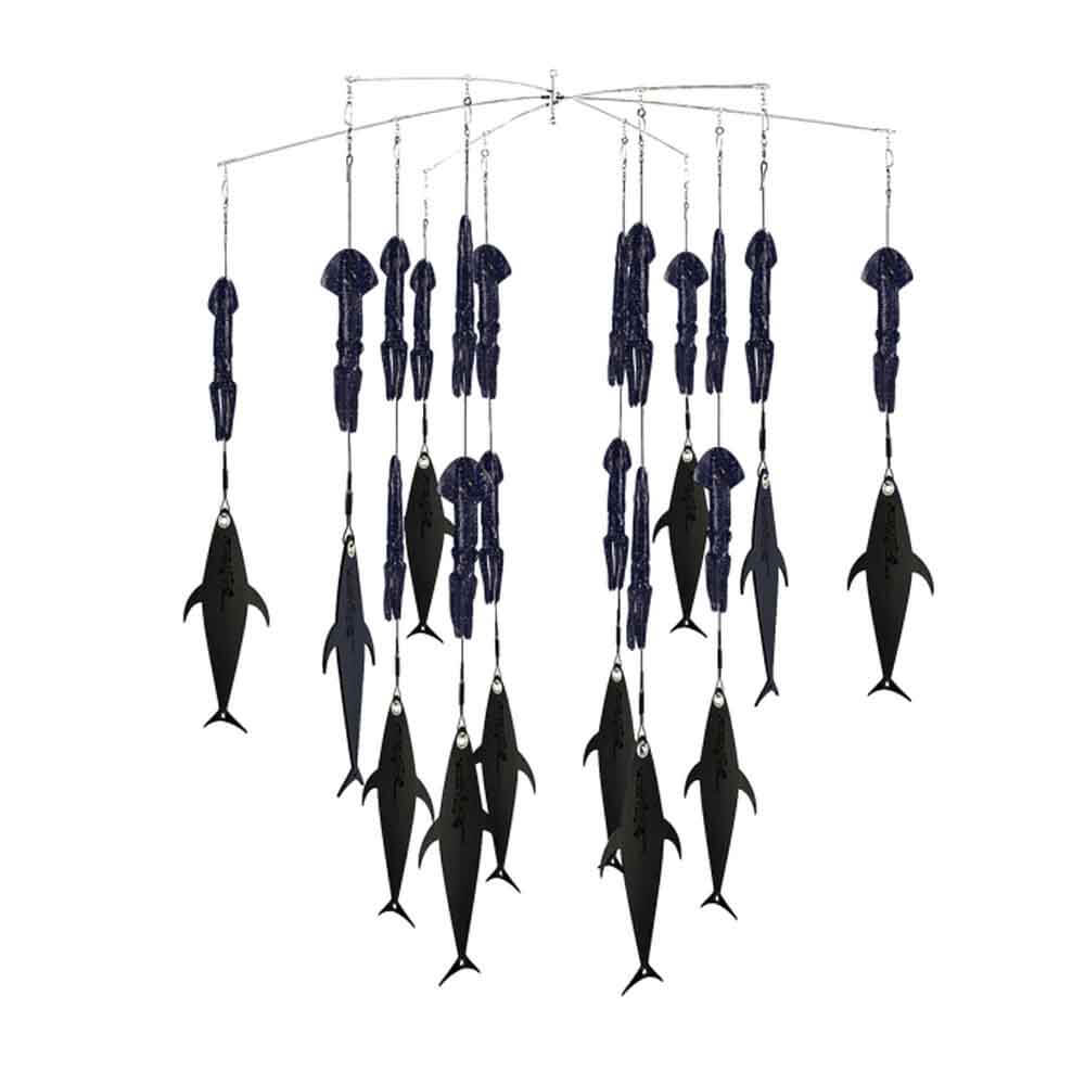 Premium Fish Razr Mixed Squid & Tuna Flapz Dredge Lures - Saltwater Fishing Bait for Bass, Walleye & Trout - Perfect for Deep Sea, Offshore & Freshwater Fishing Adventures
