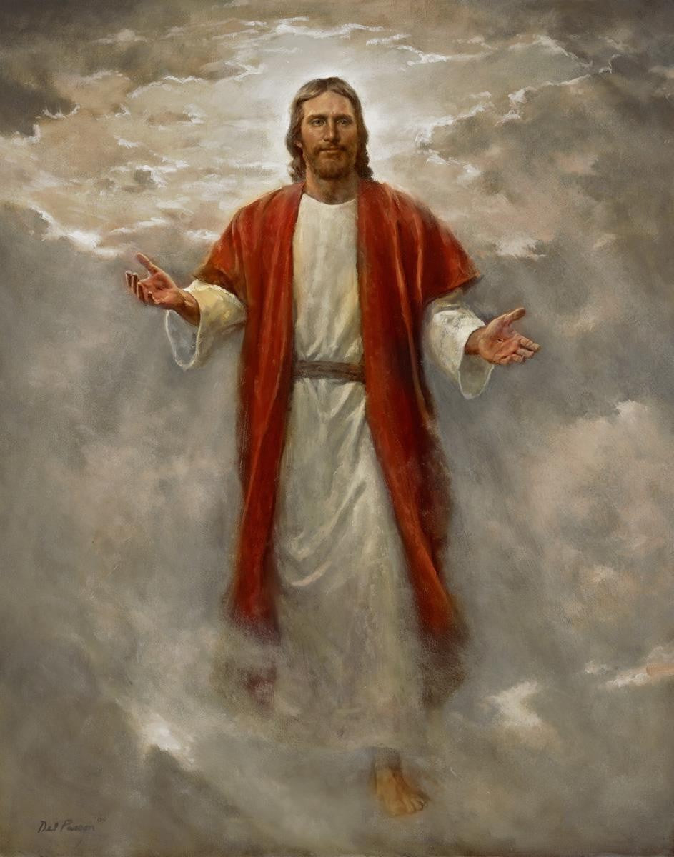 In His Glory Gallery Wrap Canvas - Religious Wall Art for Home & Church Decor - Perfect for Living Room, Bedroom, and Worship Spaces