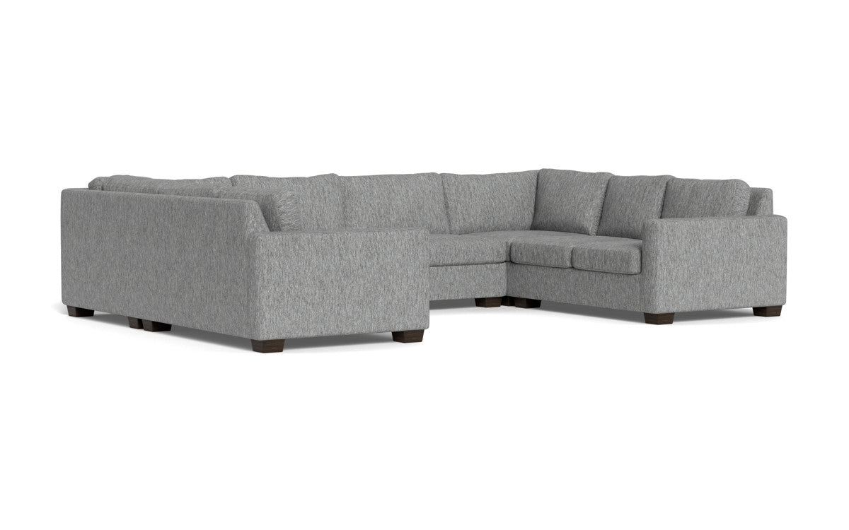 Track 141 Corner Sleeper Sofa U Sectional - Modern L-Shaped Convertible Couch Bed with Storage | Perfect for Small Spaces, Guest Rooms & Apartments