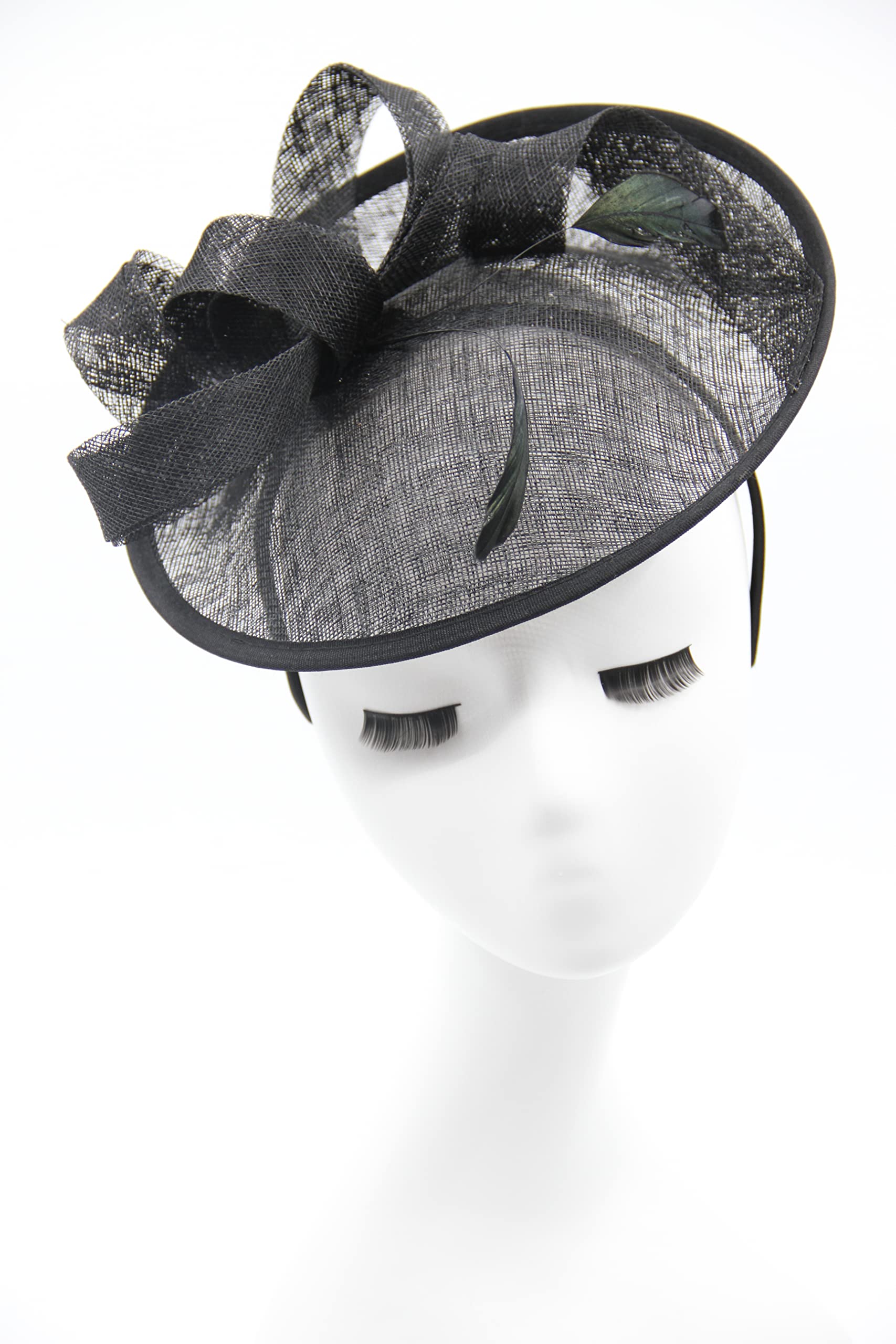 Elegant Sinamay Fascinators & Tea Hats for Women | Kentucky Derby, Wedding, Tea Party & Church Events | Stylish 2023 Headwear for Special Occasions