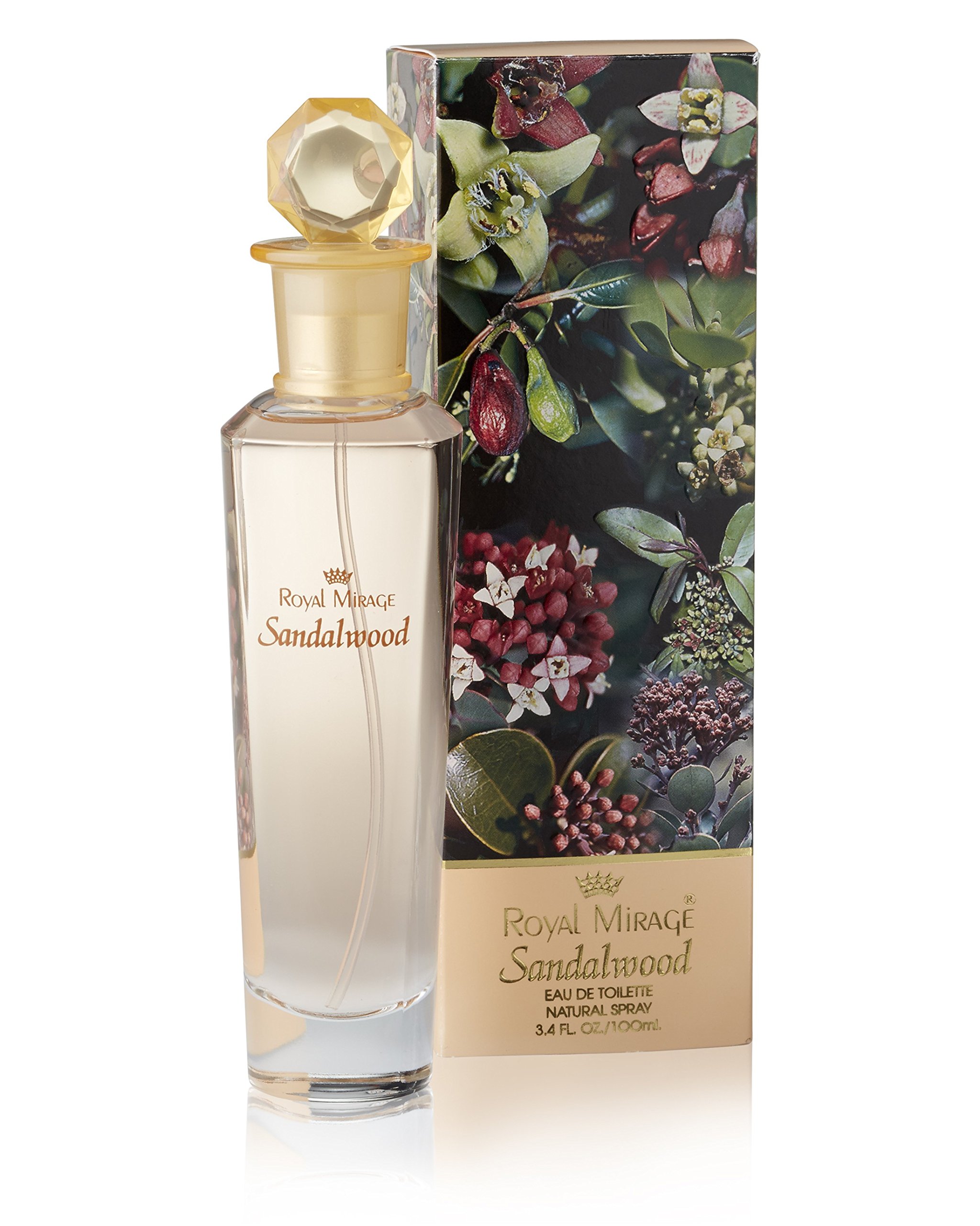Royal Mirage Sandalwood Eau de Toilette Spray for Men - 100ml Long Lasting Fragrance | Perfect for Date Night, Office & Special Occasions
