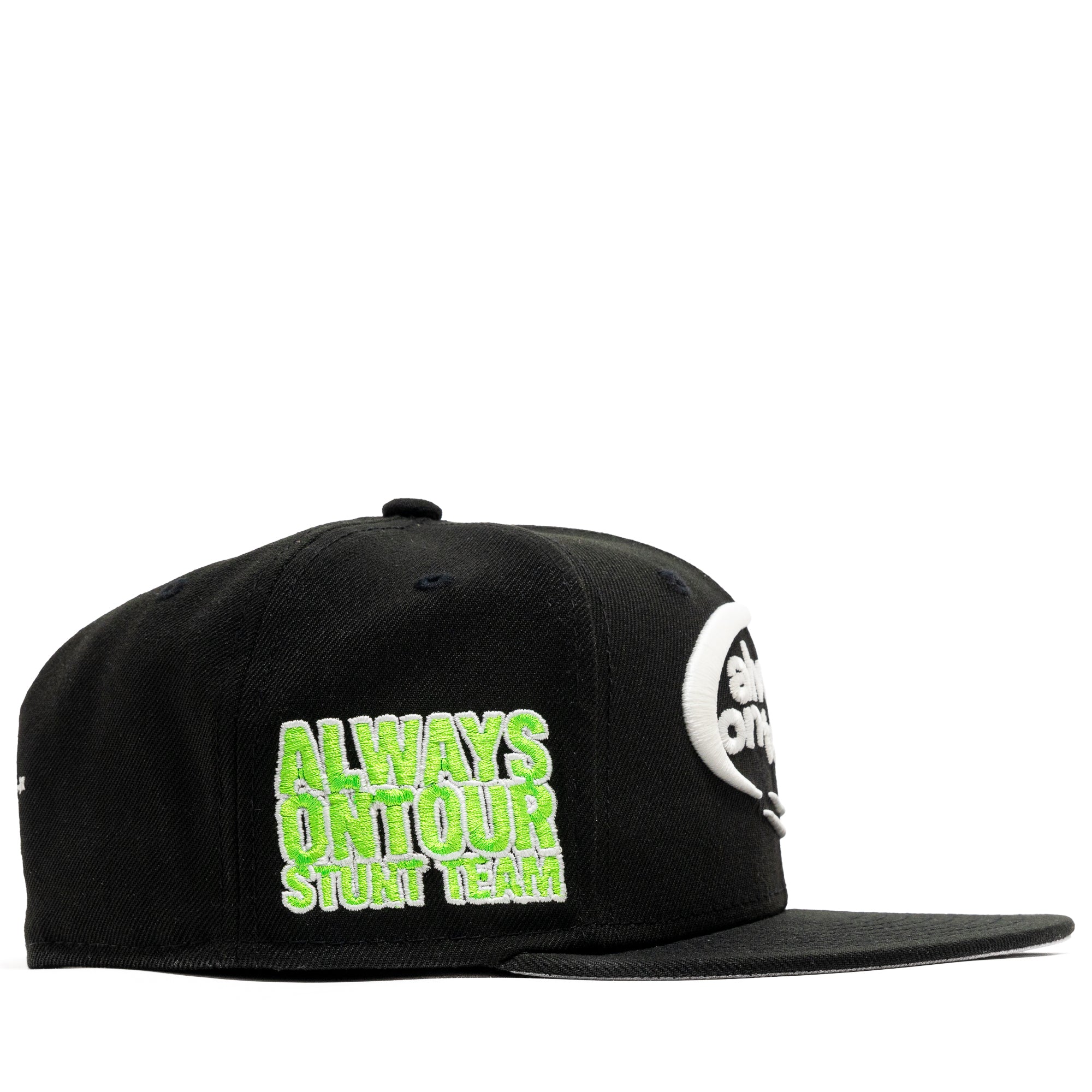 Always On Tour x New Era 59FIFTY Fitted Baseball Cap - Black/Glow - Adjustable Snapback Hat for Men & Women - Perfect for Sports, Streetwear & Casual Outfits