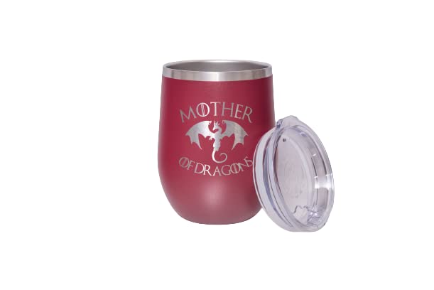 **Personalized Insulated Travel Coffee Tumbler with Lid - Mother's Day Gift for Mom, Custom Engraved 