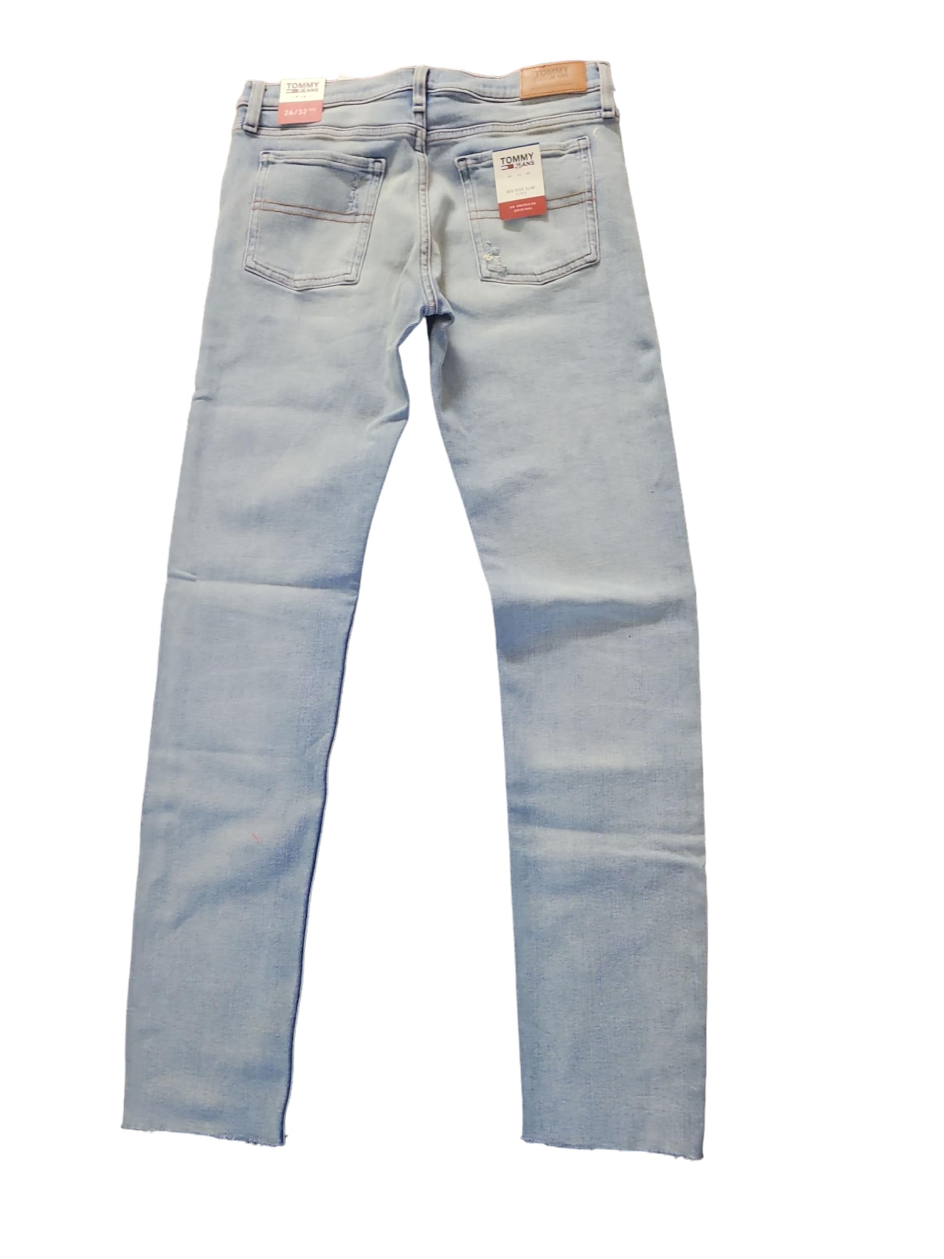 Tommy Jeans Women's Mid Rise 1972 Slim Fit Jeans - Classic Denim Pants for Casual Wear, Work & Everyday Outfits
