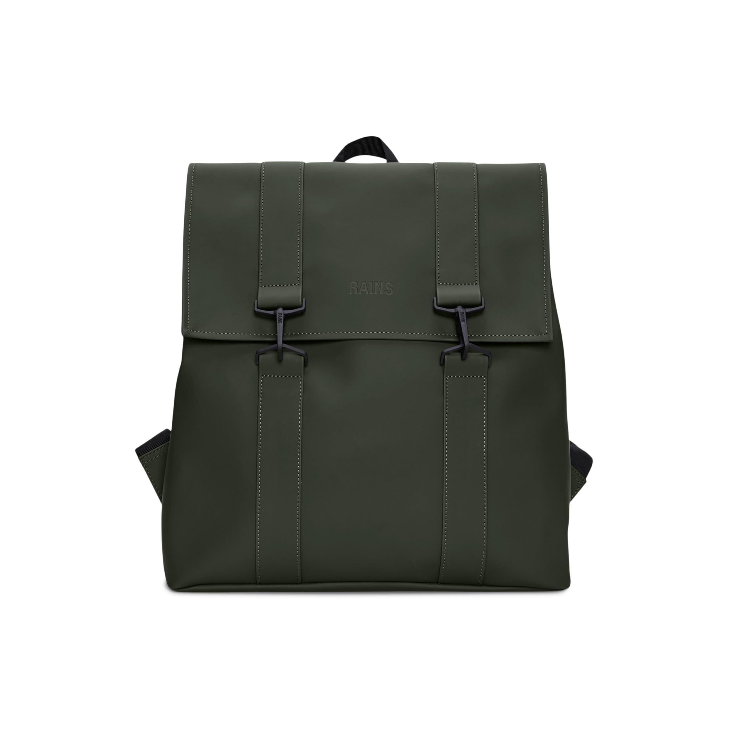 RAINS Waterproof Messenger Bag & Backpack - Stylish Green Travel Laptop Bag for Men & Women | Durable Everyday Use for Commuting, Work & School