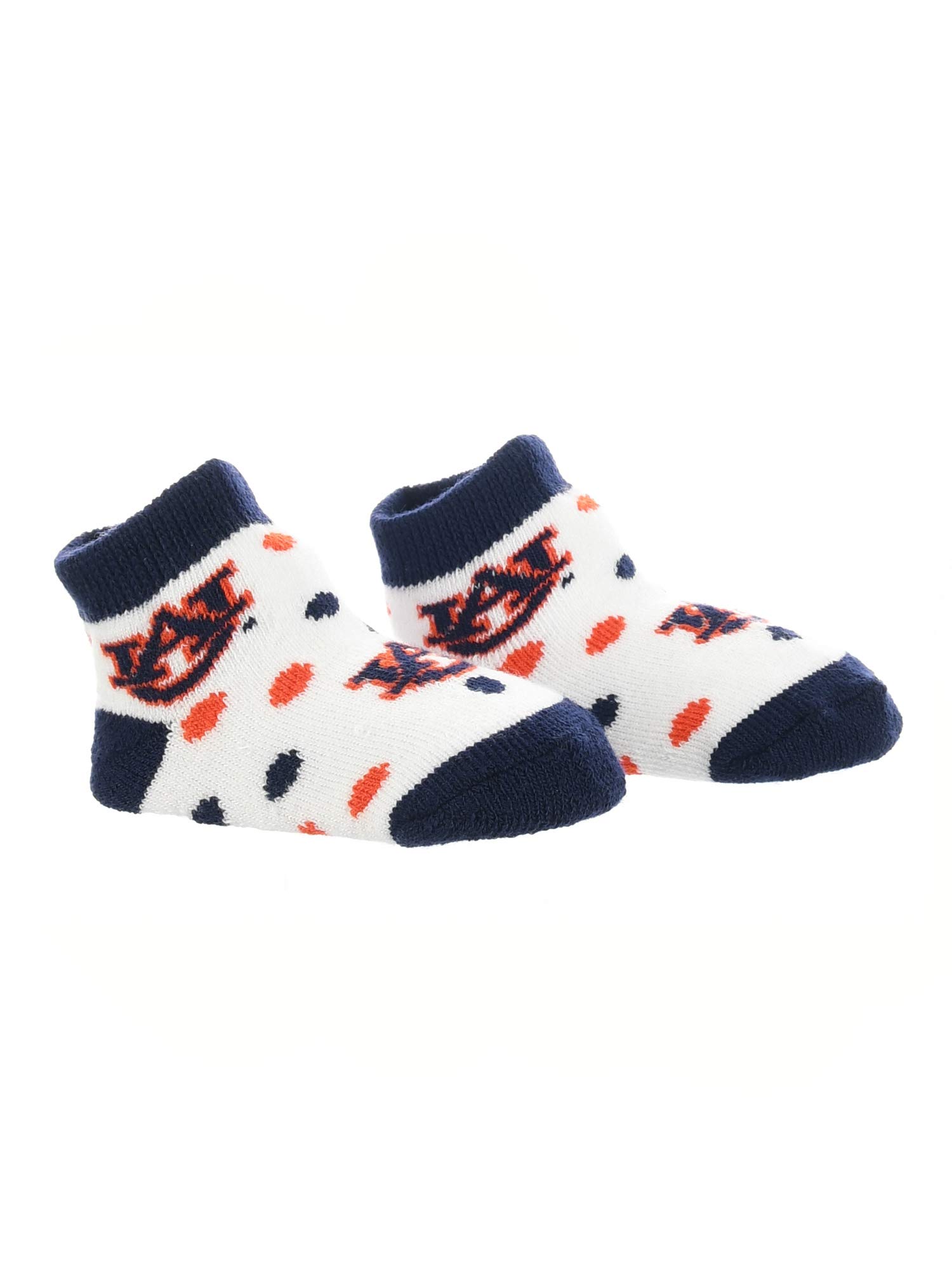 Auburn Tigers Toddler Socks - Low Cut Cotton Baby Socks for Boys & Girls - Perfect for Game Day, School & Everyday Wear