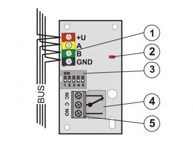 JB 111N BUS Signal Output Module PG - Industrial Automation Control Device for Factory Equipment & Machinery Systems