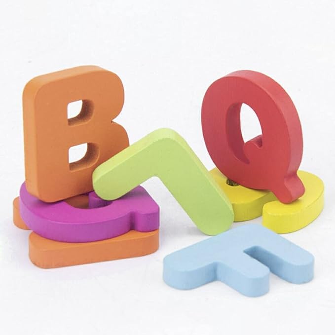 JULEX Wooden Alphabet & Numbers Learning Toy - A to Z Letters & 0-20 Counting Puzzle for Kids, Montessori Preschool Educational Toys | Perfect for Homeschooling, Classroom Activities & Early Childhood Development