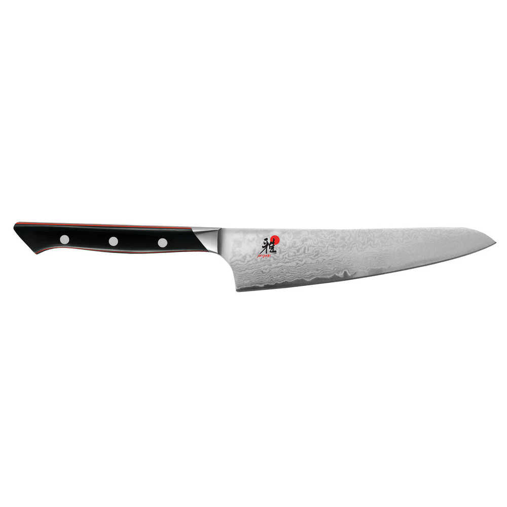 Miyabi Fusion Morimoto Edition 5.25 Inch Japanese Prep Knife - High Carbon Stainless Steel Blade with Pakkawood Handle - Perfect for Slicing, Dicing & Chopping Vegetables - Free Shipping Included