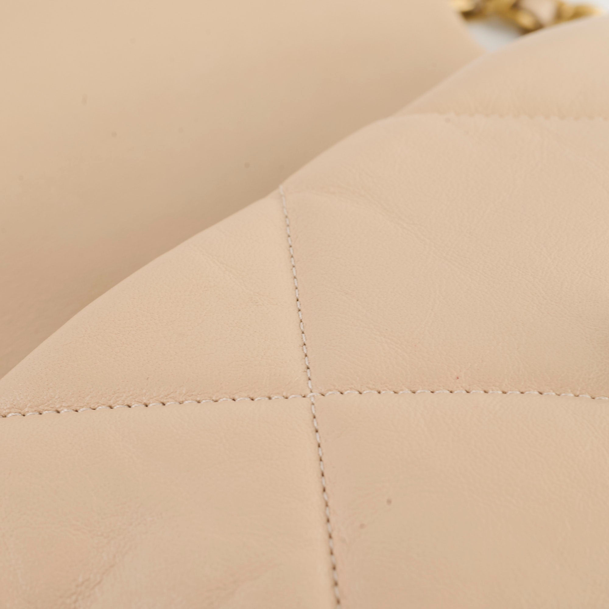 Chanel 19 Small Beige Lambskin Crossbody Bag - Luxury Designer Handbag for Women | Perfect for Date Night, Office & Travel Accessories