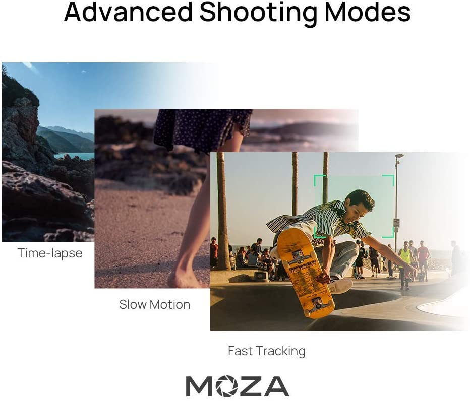 MOZA Mini MX Smartphone Gimbal Stabilizer for iPhone & Android - 3-Axis Handheld Gimbal for Smooth Videos & Vlogging - Perfect for Travel, YouTube & Social Media Content Creation