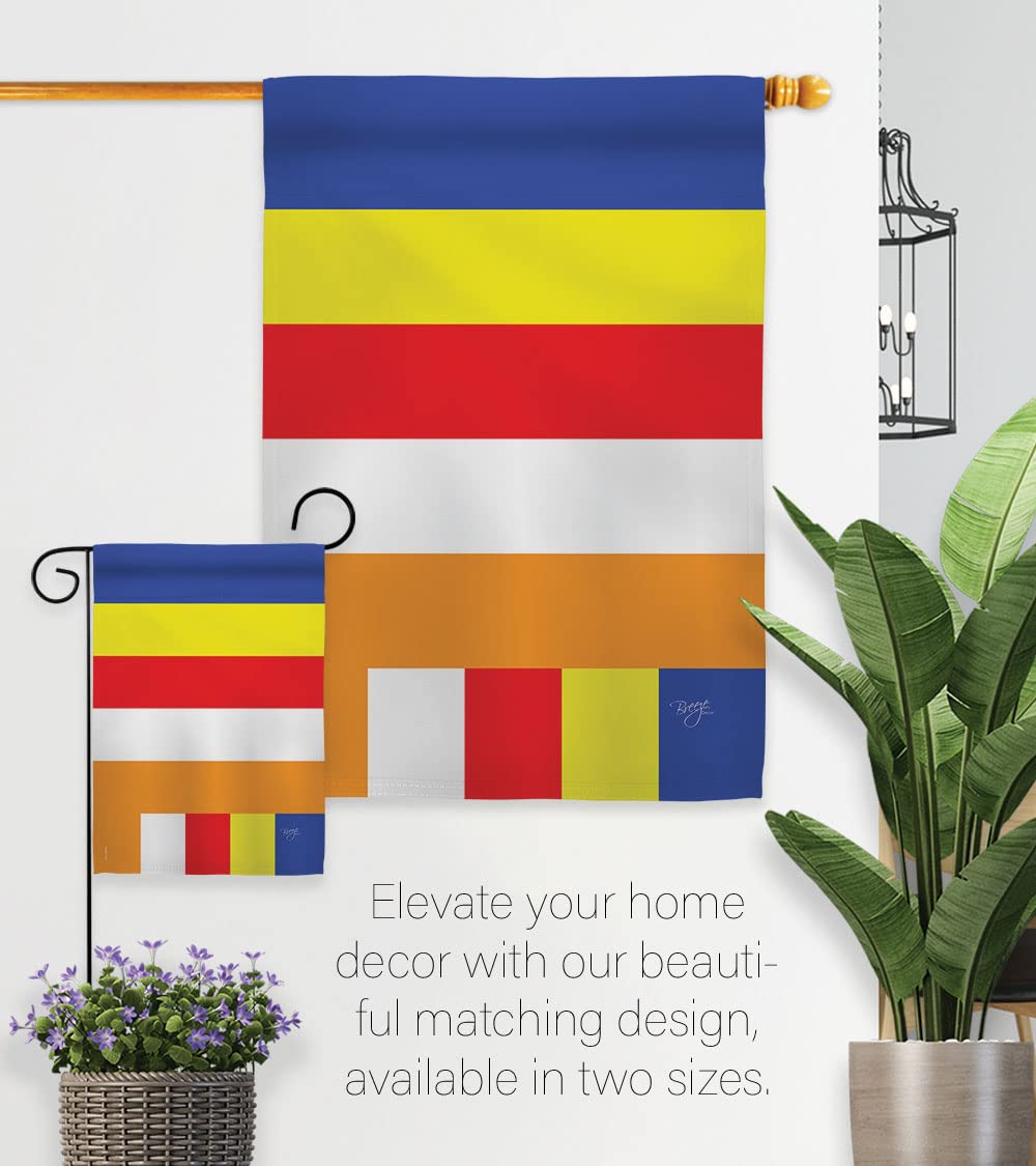 Buddhist House Flag Set 28x40