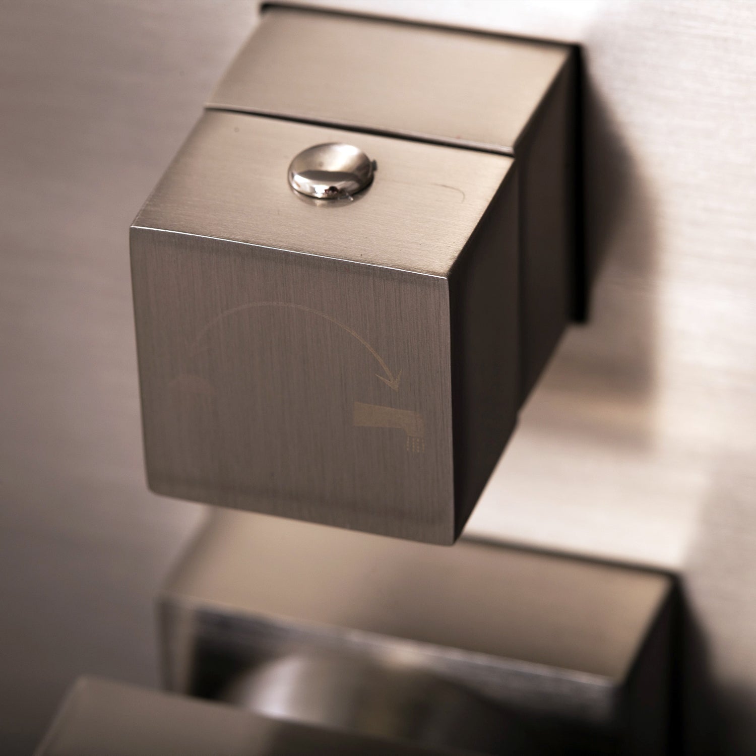 DAX 6973A BN Brushed Nickel Square Shower Single Valve Trim with Brass Body - 6 5/16 x 7 1/2 x 3 7/8 Inches - Perfect for Modern Bathroom Renovations & Luxury Shower Installations