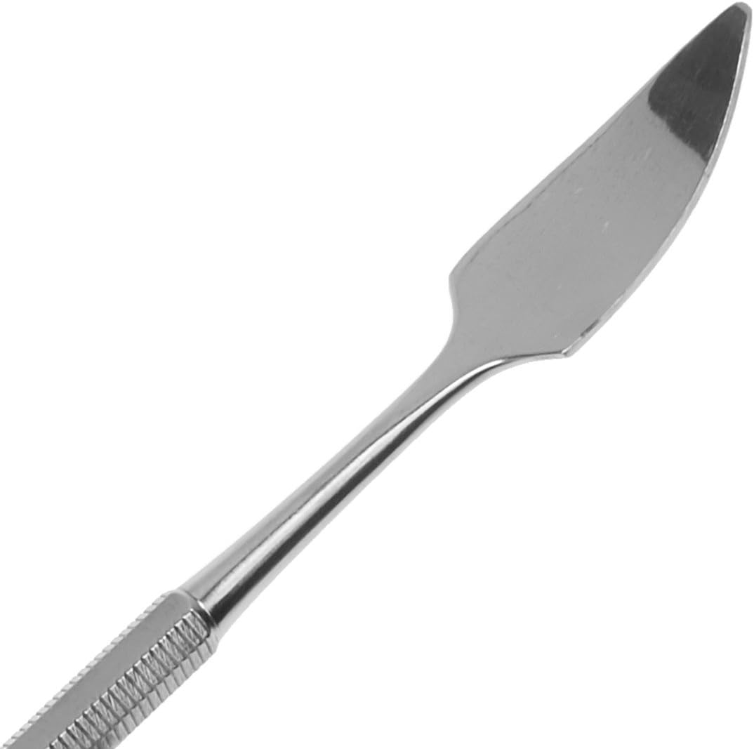 Premium Double-Ended Stainless Steel Modeling Spatula - Professional Sculpting Tool for Clay, Wax & Cake Decorating - Perfect for Artists, Bakers & DIY Crafts