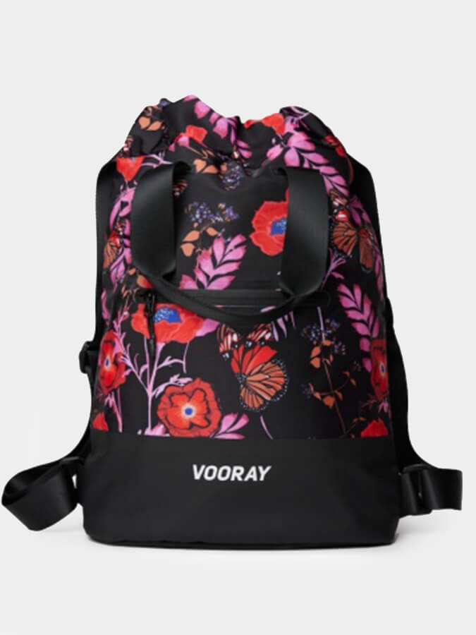 Vooray Flex Cinch Backpack - Lightweight Durable Gym Bag for Workout, Travel & School - Water-Resistant Sports Backpack for Men & Women