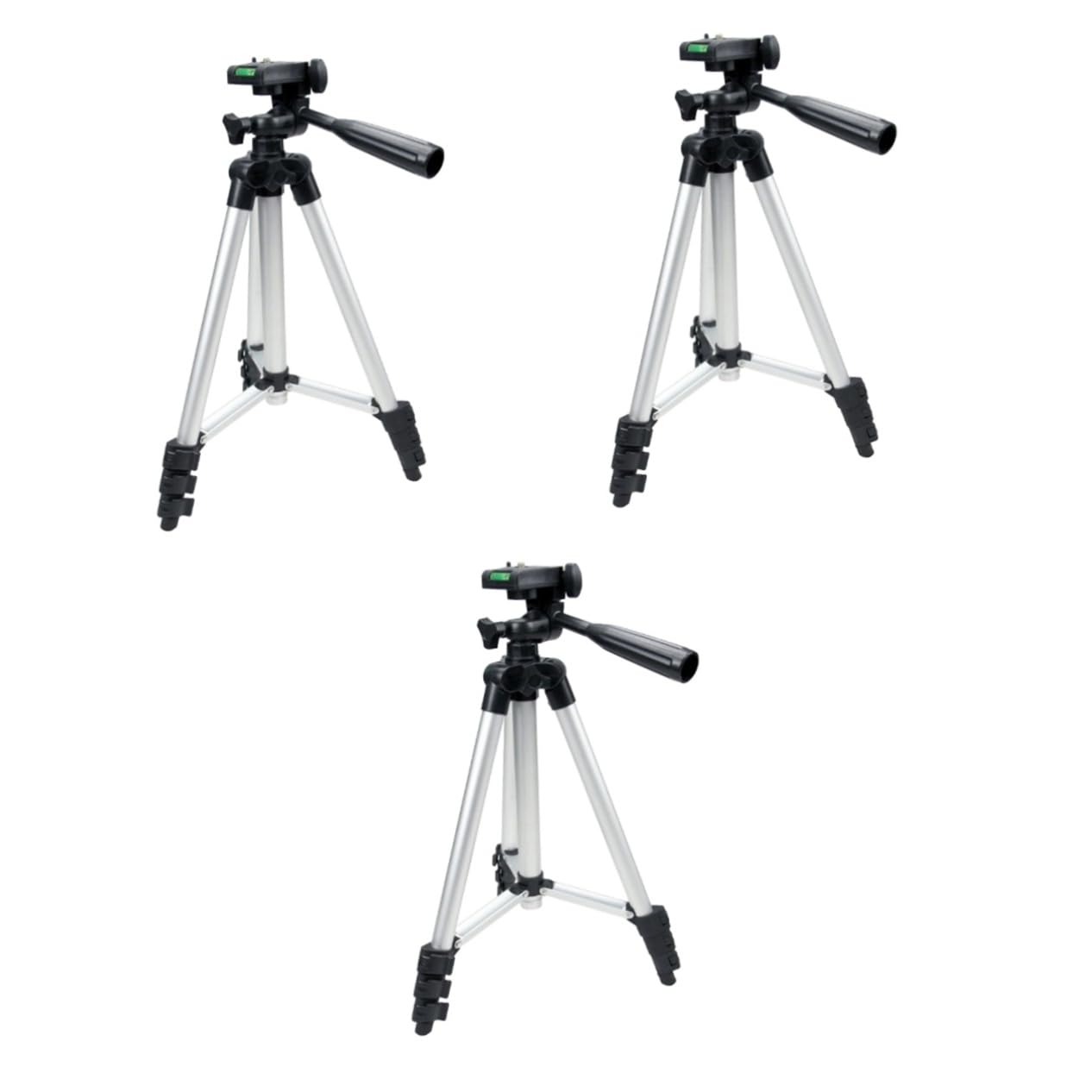 Hemobllo 3-Pack 360° Adjustable Phone Stand, Tablet Holder & Tripod for iPhone, Samsung, iPad - Perfect for Video Calls, Streaming, and Photography