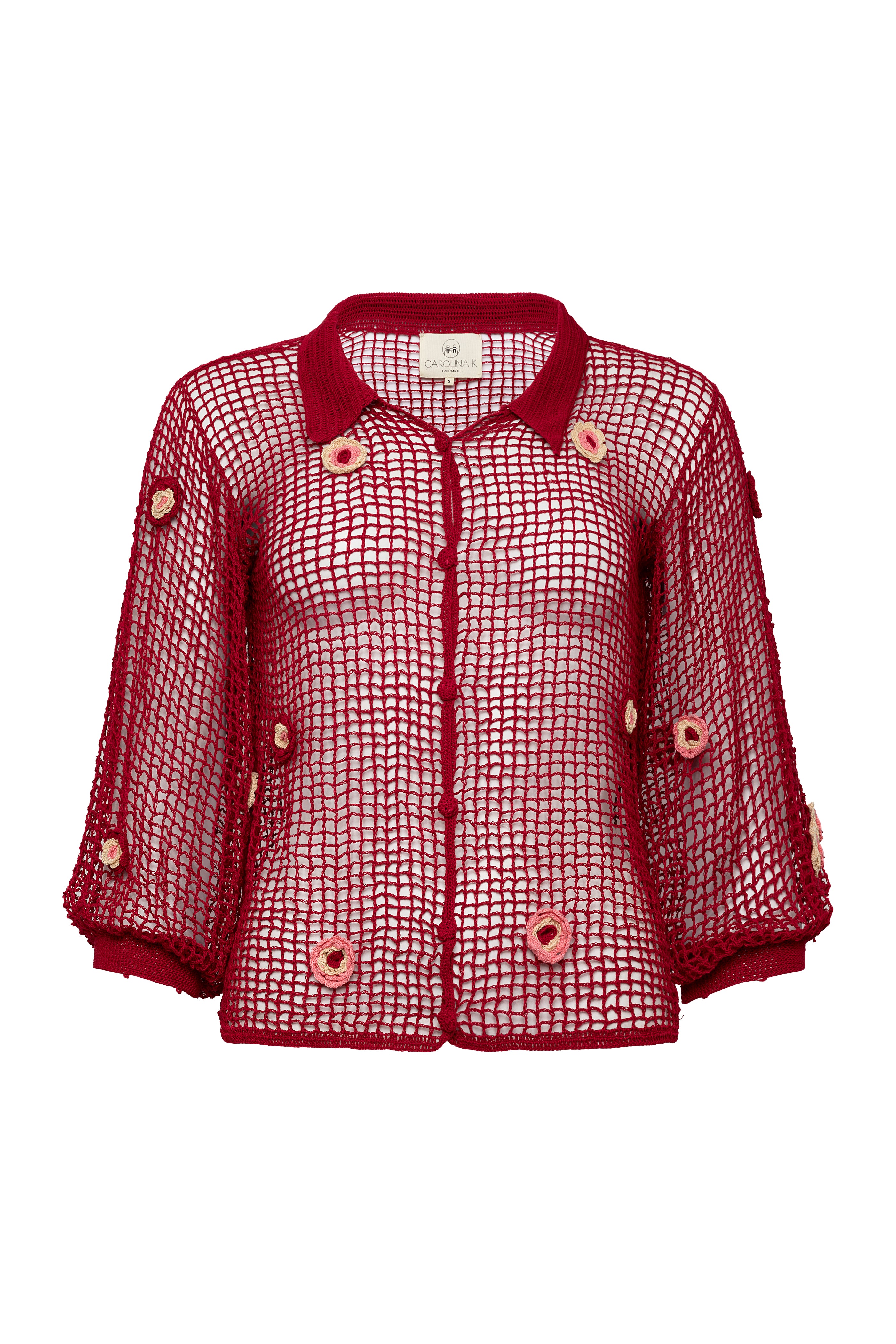 Melina Crochet Bomber Jacket for Women - Stylish Boho Vintage Outerwear for Spring & Fall - Perfect for Casual Outings, Music Festivals, and Date Nights