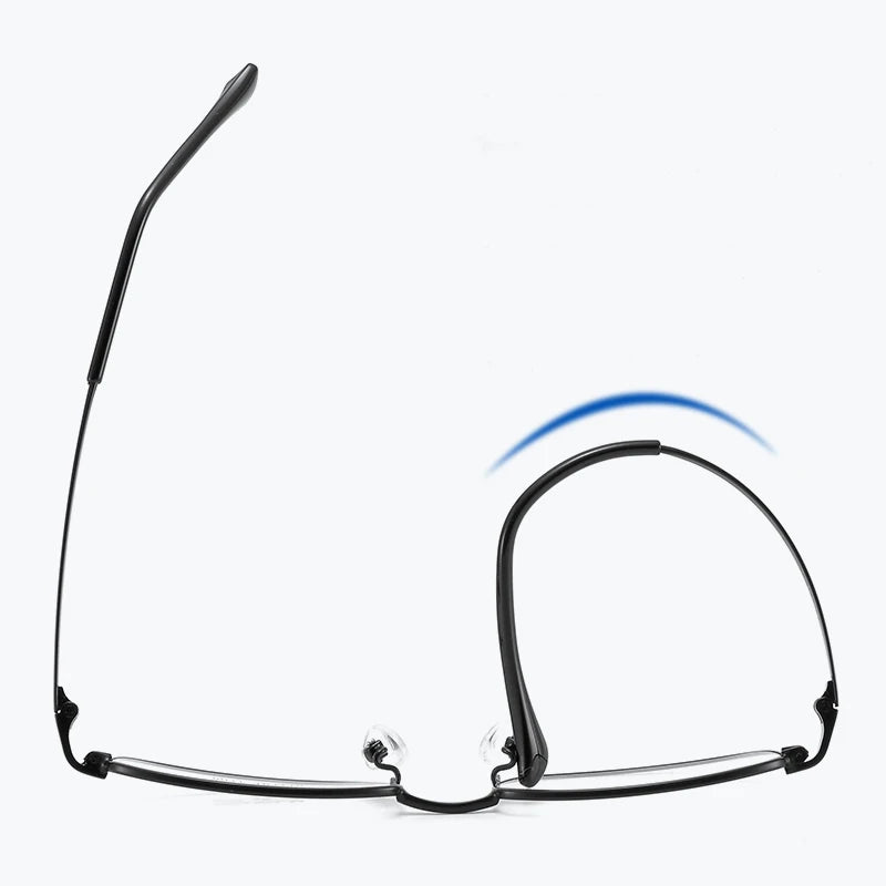 Bclear Women's Full Rim Oval Titanium Alloy Eyeglasses Frame 8017 - Lightweight & Durable Glasses for Work, Reading & Fashion