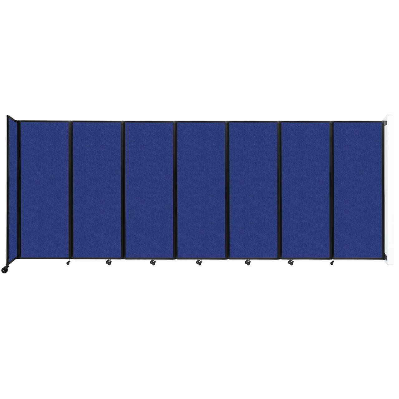 Versare 360 Wall-Mounted Folding Room Divider with Locking Wheels - 19'6