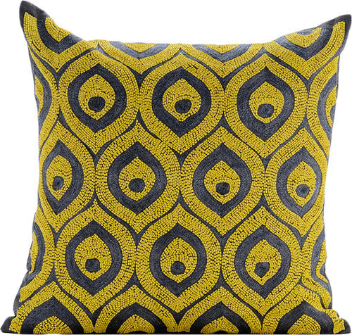 Elegant Gray Art Silk Throw Pillow Cover - Soft Decorative Cushion Case for Sofa, Bed & Home Decor