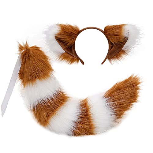 A- Brown White