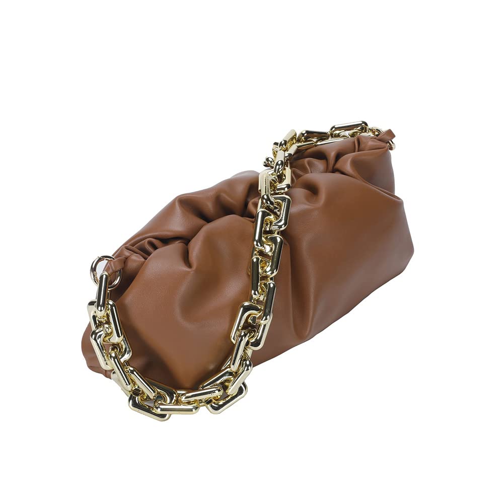 Stylish Dumpling Bag Cloud Purse for Women - Trendy Chunky Chain Pouch Shoulder Bag | Perfect for Daily Use, Parties & Travel