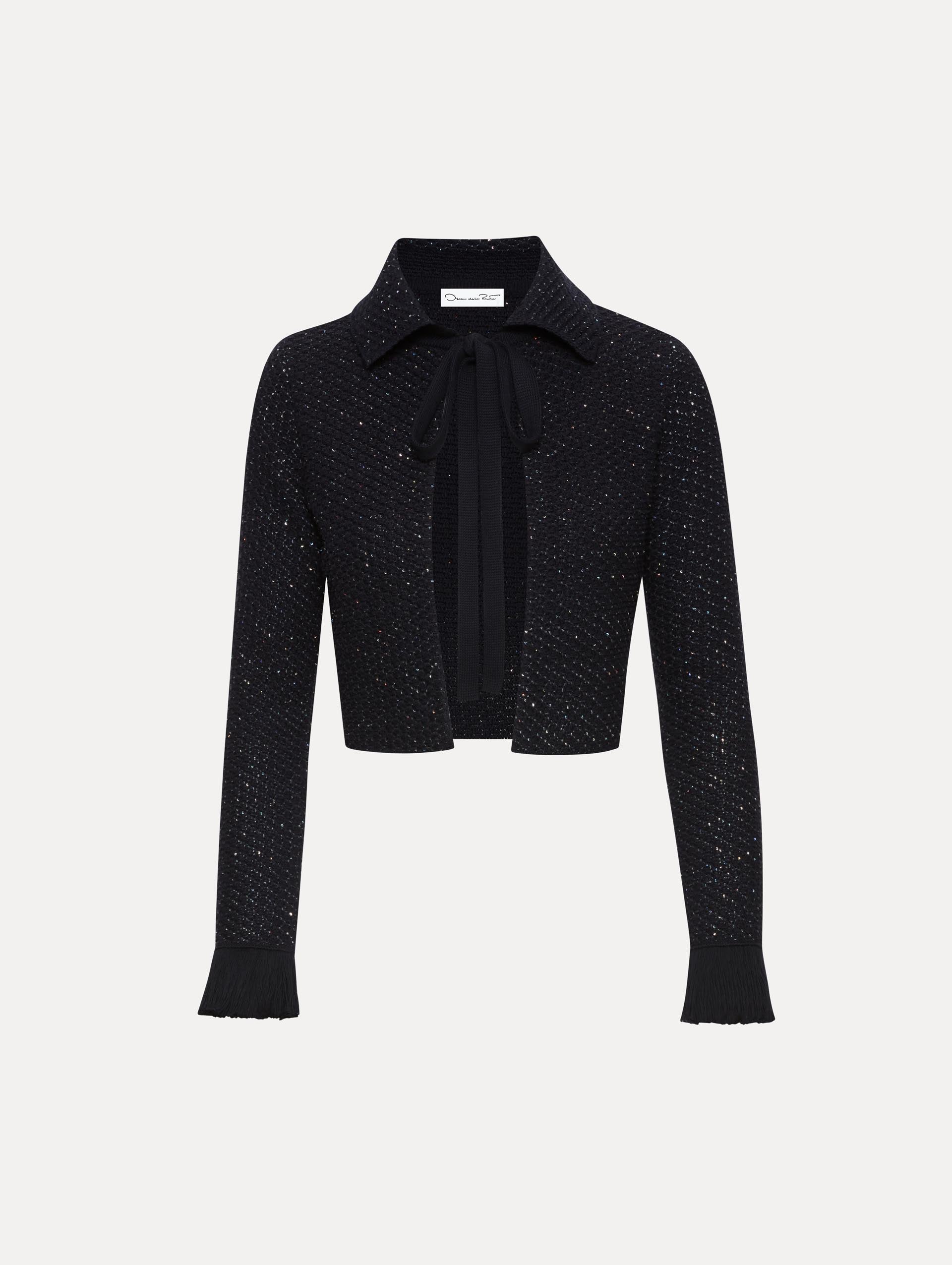 Stylish Sequin Tweed Jacket for Women - Elegant Blazer with Sparkle Details | Perfect for Parties, Weddings & Evening Events
